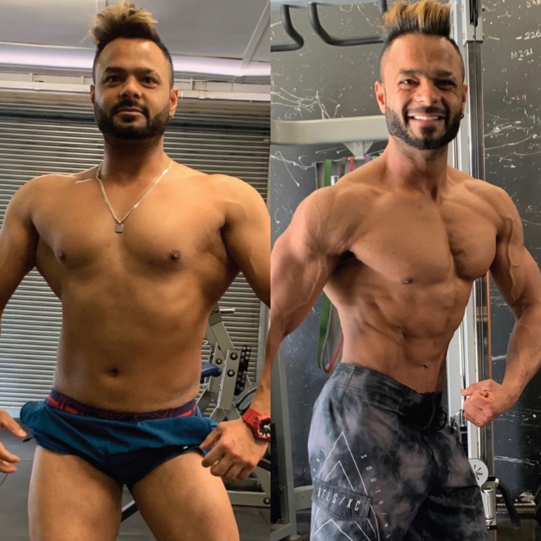 Manni'’s body transformation results with Strength Lab