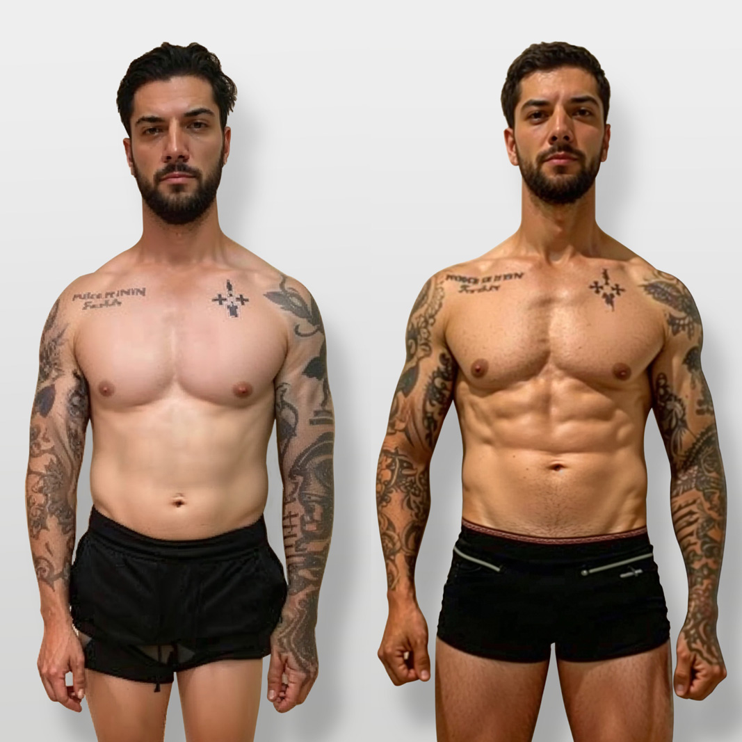 Real client results: physique transformation with expert personal training at Strength Lab