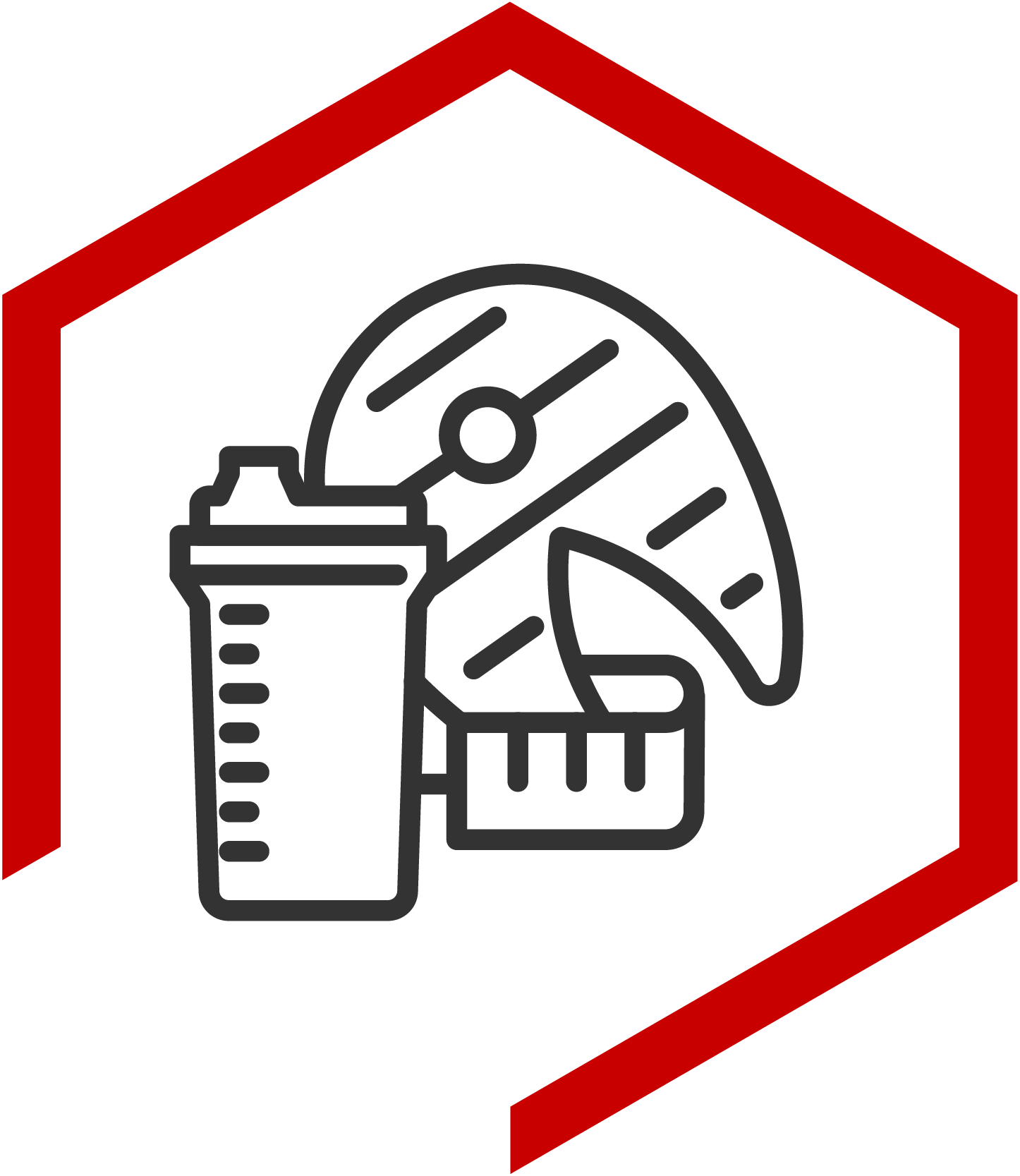 Icon representing nutrition guidance and education at Strength Lab